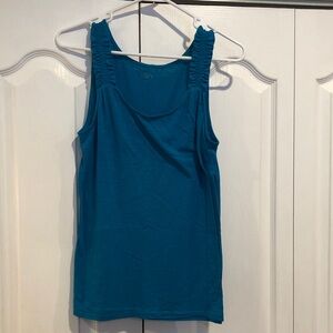 LOFT Women's Teal Tank Top